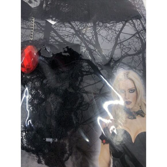 Spirit Halloween Vampiress Accessory Pieces. Bat Earrings,Hair Clip,& More - Picture 4 of 16